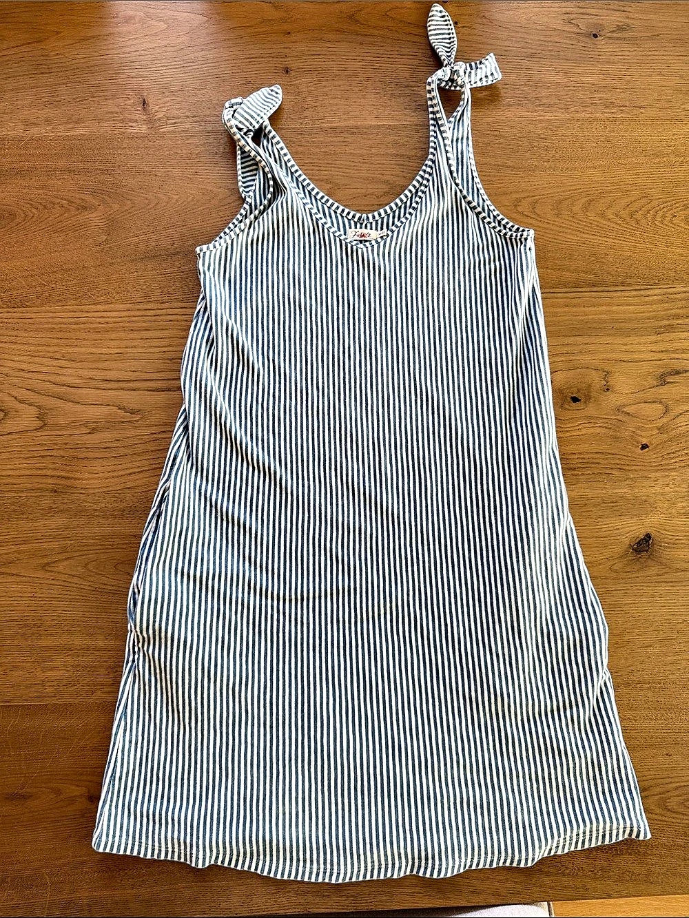 Faherty Striped Mini Dress in Blue & White Size XS